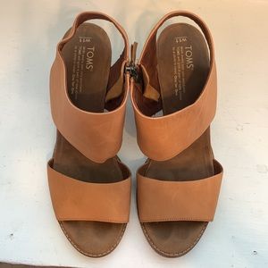 Toms Majorca Sandal Cognac- Size 11